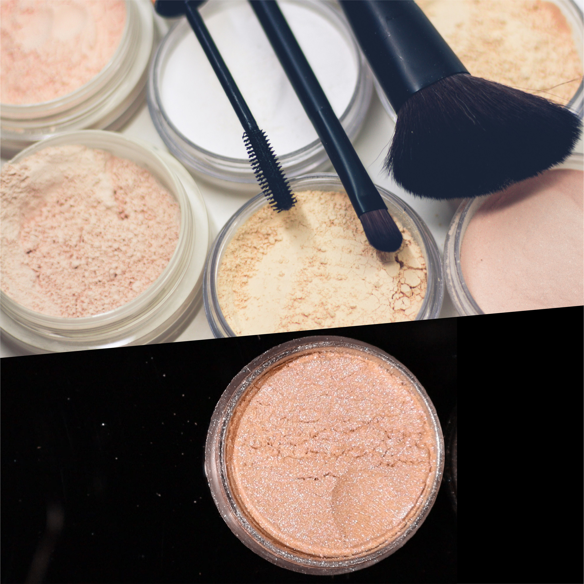 Hubad na tono ng tono ng balat na perascent pigment