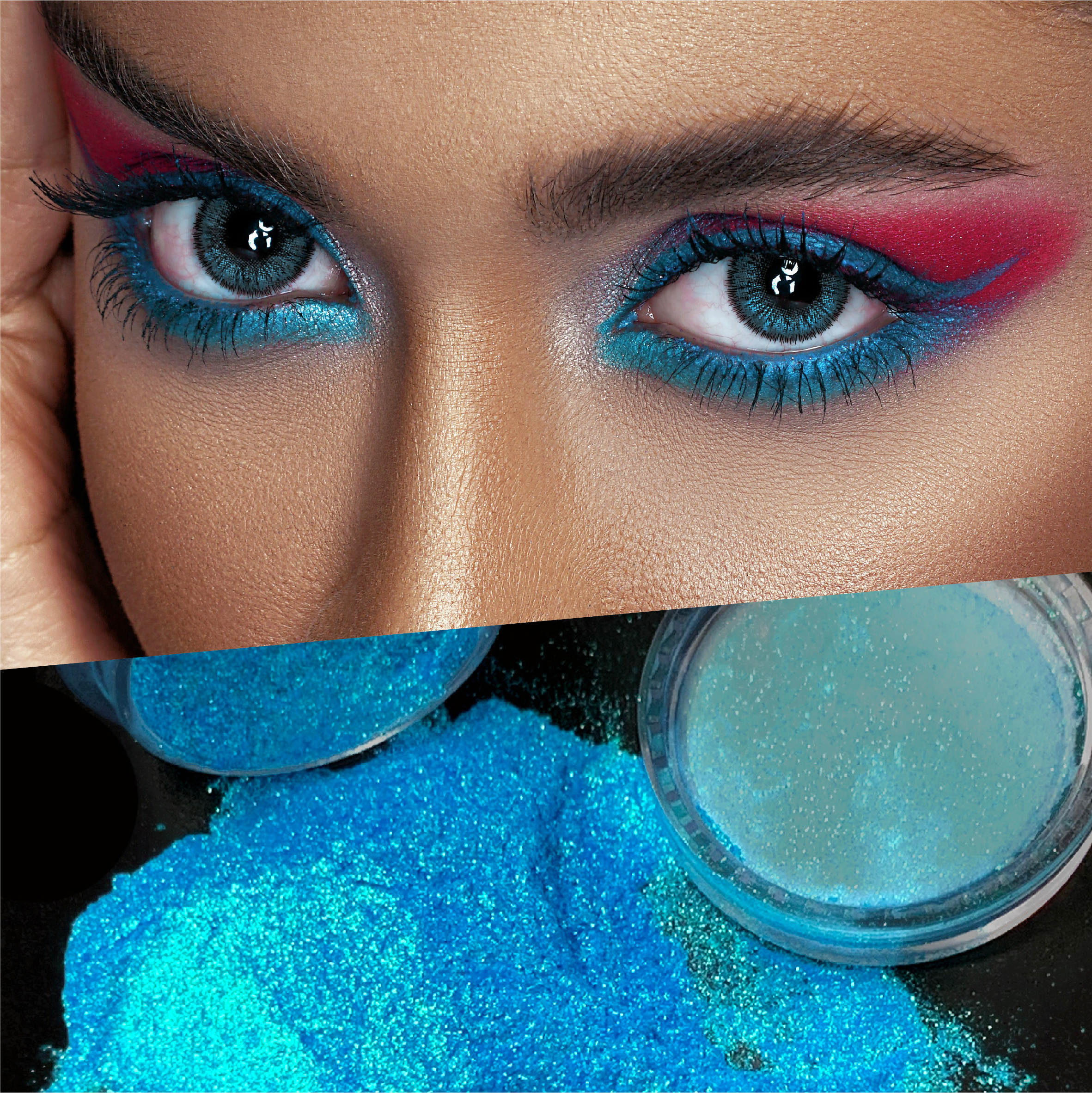 Kulay na pinahiran na pigment ng perlascent
