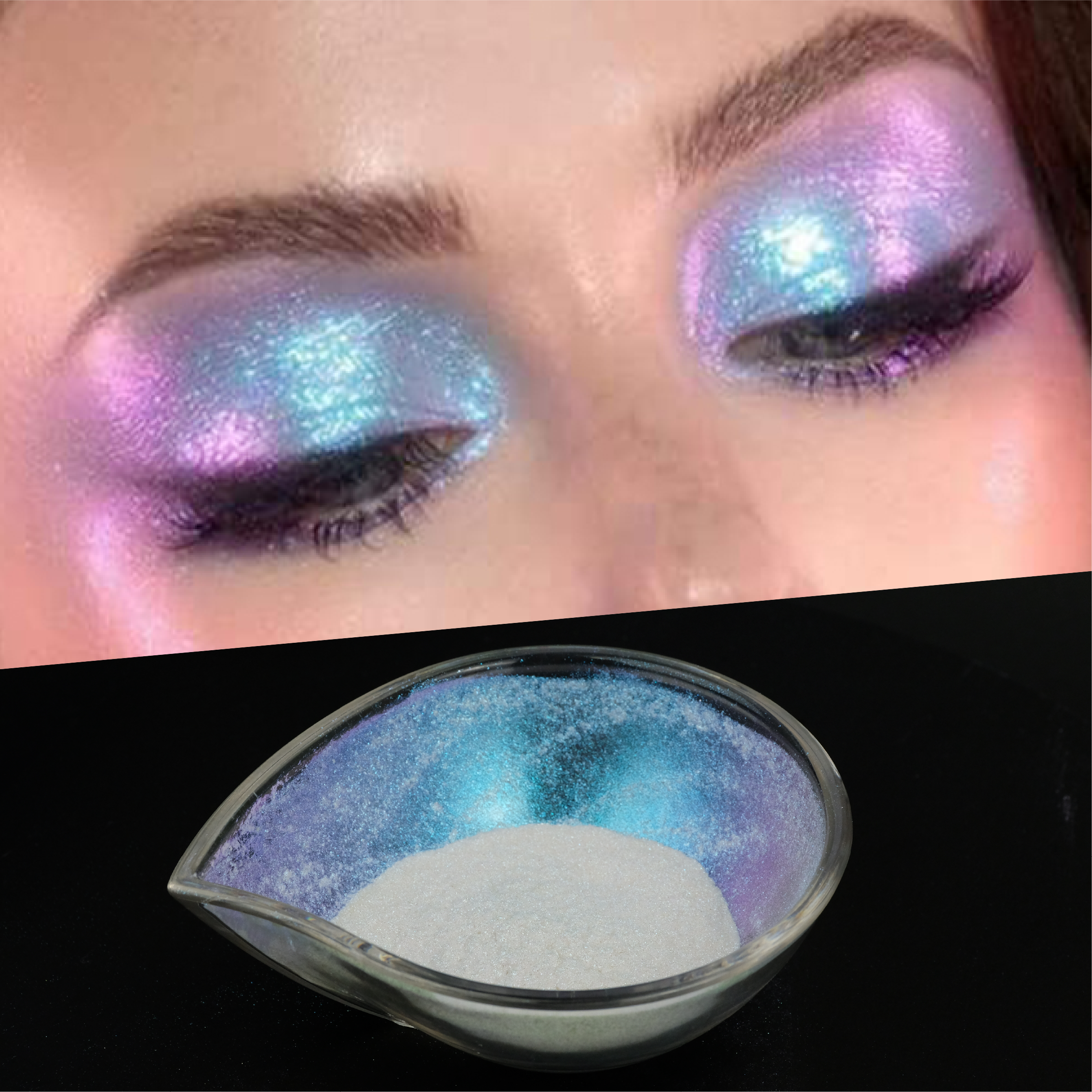Diamond chameleon pigment